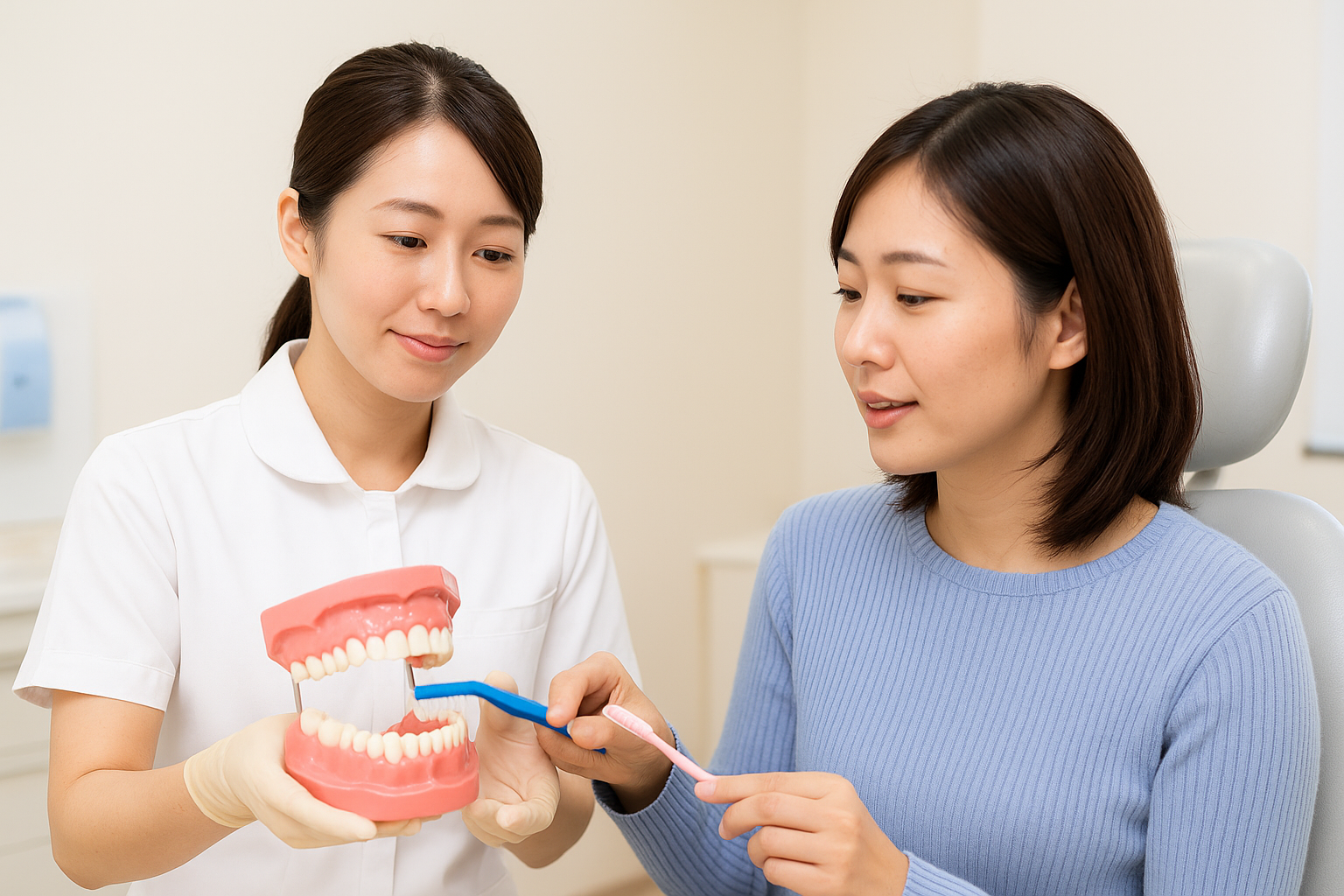 ブラッシング指導について