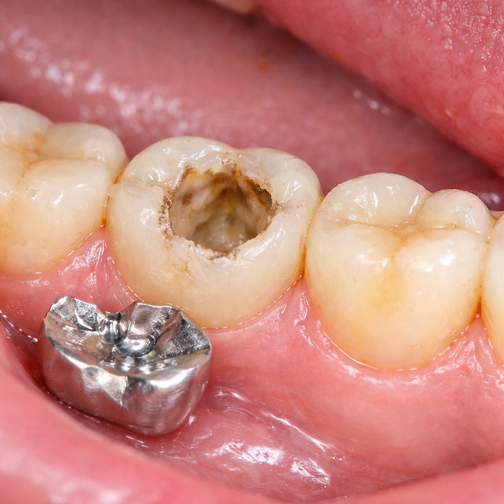 詰め物・被せ物取れた、欠けた時にすべきこと